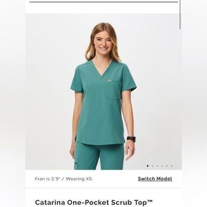 Figs Catarina one pocket scrub top